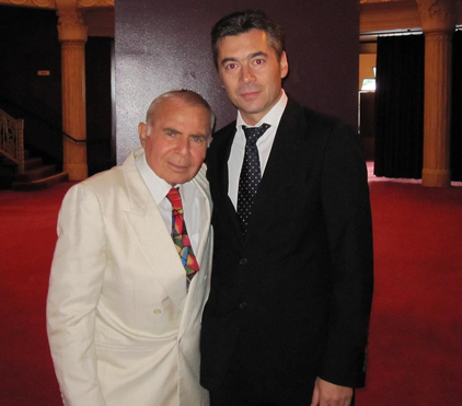 Mr. Stamen Stantchev with Rabbi Haim Asa at a ceremony in California.