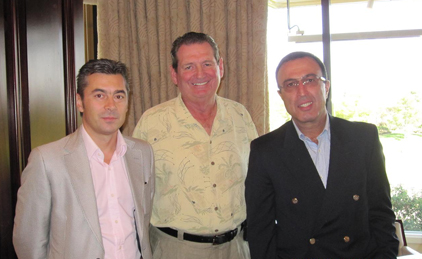 Mr. Stamen Stantchev with the former Senator of Nevada Bob Miller in Las Vegas, together with President Sotyanov.