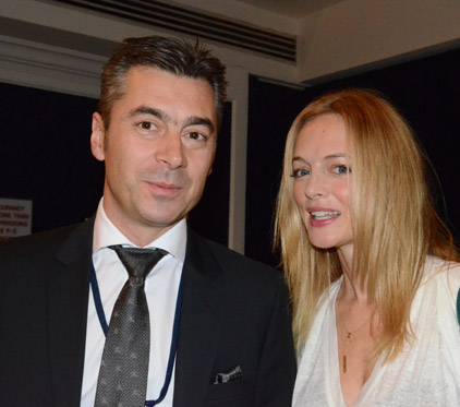 Stamen with Actress Heather Graham