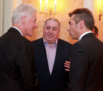 Stamen with President Clinton and Mr. Mikhail Gutseriev