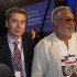 Mr. Stamen Stantchev with the former president of Ghana  Jerry Rawlings at the Clinton Global Initiative in September 2009.