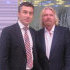 Mr. Stamen Stantchev with Sir Richard Branson in Milano at the Virgin Games Charity Gala.