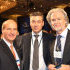 Stamen with Dr. Hermann Buhlbecker and President Jose Maria Figueres Olsen